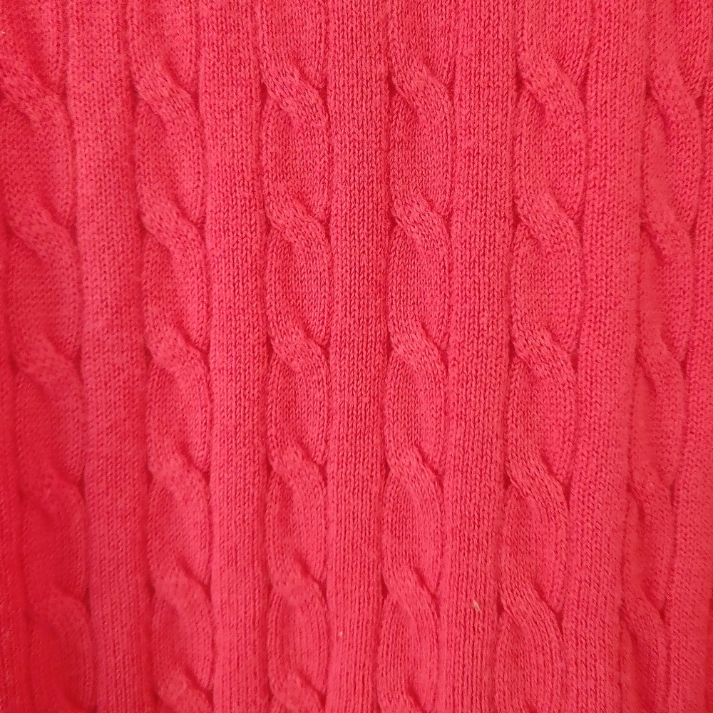 Lands End Womens Cable Knit Sweater - Picture 4 of 4